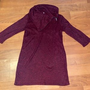 No Boundries Maroon Dress XL